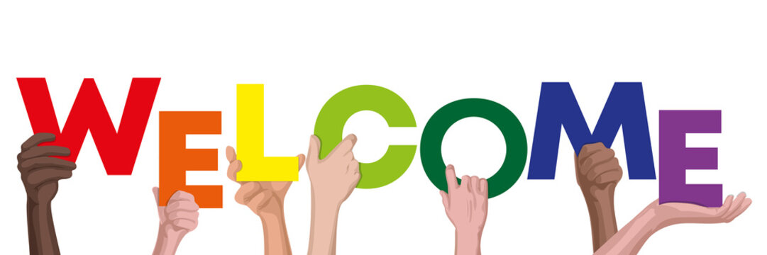 H&auml;nde halten Welcome