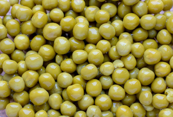 Green Peas background texture vegetable food closeup