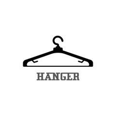 Hanger cloth icon flat design concept vector template