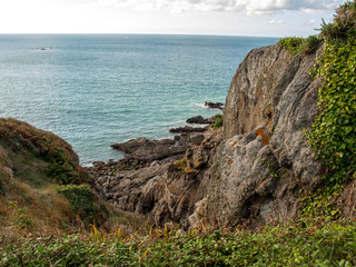 Pointe du Grouin in Cancale. Emerald Coast, Brittany, France ,