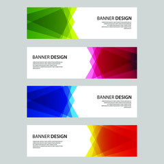 Fototapeta premium Vector Abstract design banner web template