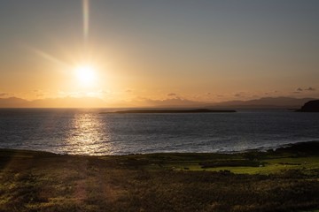 Sun set on the Skyle island