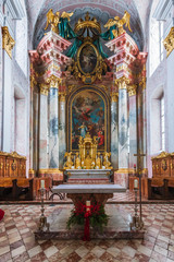 Advent in the churches and streets of Klagenfurt. Austria.