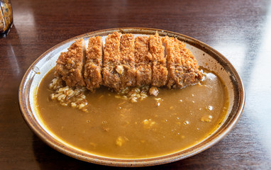 おいしそうなヒレカツカレー