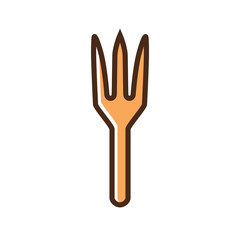 Color icon fork
