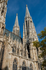 View on amazing cathedral in Vienna. Austria.