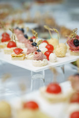 Catering and guest meals during the event. Quick mini snacks in a special beautiful dish.