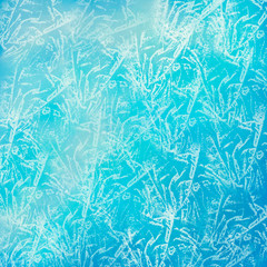Winter blue texture background, Christmas pattern, imitation of brush strokes, festive packaging, New Year mood, packaging in trendy color 2020 classic blue, beautiful pattern