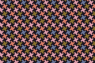 hounds tooth seamless pattern background.