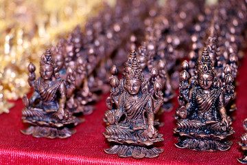 Bronze idols of Goddess Lakshmi 