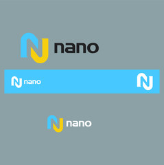 Initial / Letter N for logo design inspiration - Vector