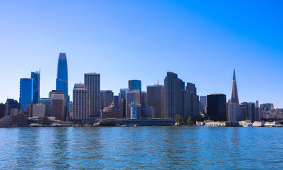 Fototapeta na wymiar Panorama von San Francisco, Kalifornien