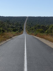 Naklejka premium road in the mountains