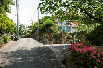 雲雀丘の街並み