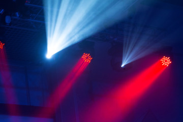 Stage lights. Bright soffits. Concert light