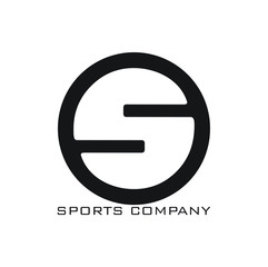 Initial / Letter S with moon logo design inspiration - Vector