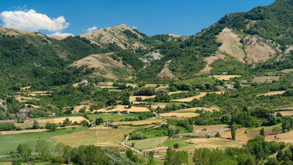 Fototapeta na wymiar Landscape near Mormanno, Calabria