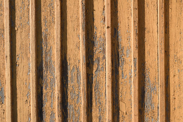 Worn Wooden Cladding on Timber Building