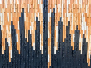 Fototapeta premium Modern stone brick wall background. Stone texture.