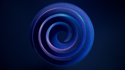 Organisches Design: Blauer Vortex | 4/10