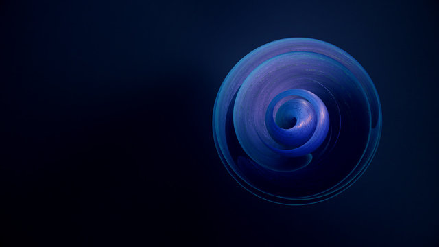 Organisches Design: Blauer Vortex | 7/10