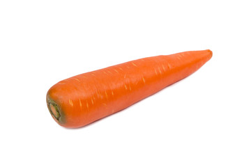 carrots on white background