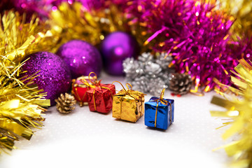 holiday gifts and decoration