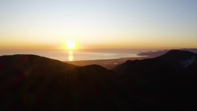 Cave di marmo di Carrara, vista aerea.