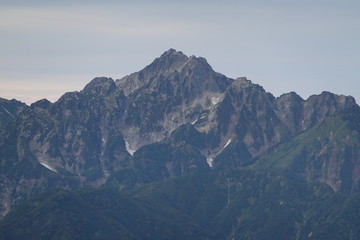 Fototapeta premium Mt. Tsurugi (Japan alps / Japanese mountain)