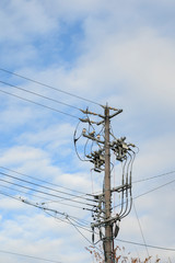 high voltage pole