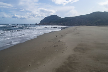 La spiaggia di Feraxi