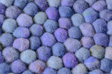 Yarn on a colorful background