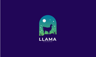 Llama logo design