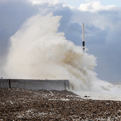 Tempête en Normandie