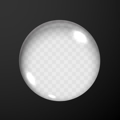 Black Background with Glass Lens Hole