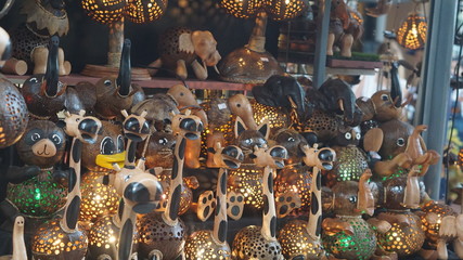 lamps in temple