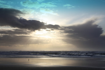 Fototapeta na wymiar Sonnenuntergang am Ozean