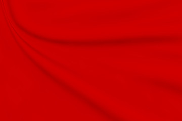 abstract smooth elegant red fabric texture background,flowing satin wave. christmas background.