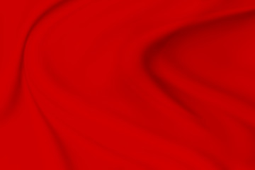 abstract smooth elegant red fabric texture background,flowing satin wave. christmas background.