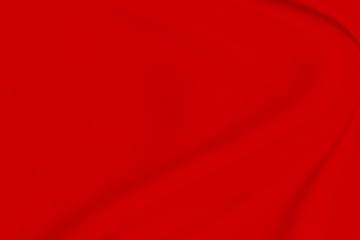 abstract smooth elegant red fabric texture background,flowing satin wave. christmas background.