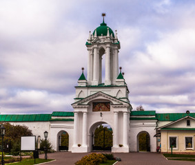 Tower in the Spaso-Yakovlevsky Monastery. Rostov Velikiy, Golden ring, Russia