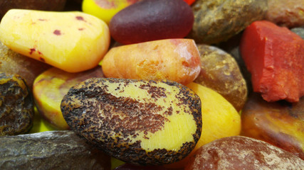 Amber beeswax raw material