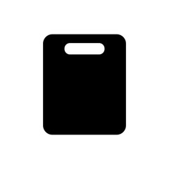 cutting board - kitchen utensils icon vector design template