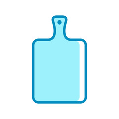cutting board - kitchen utensils icon vector design template