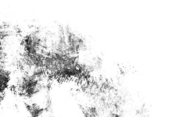 Grunge black and white texture. Abstract monochrome  background pattern of cracks, chips, scratches, stains, scuffs. Vintage old surface