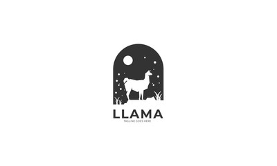 Llama logo design
