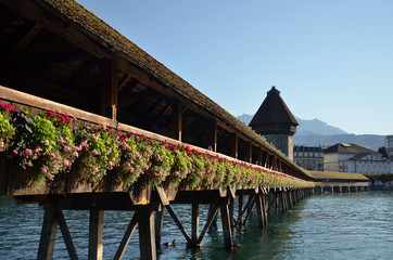 Kapellbrücke is the oldest wooden covered bridge in Europe, as well as the world's oldest...