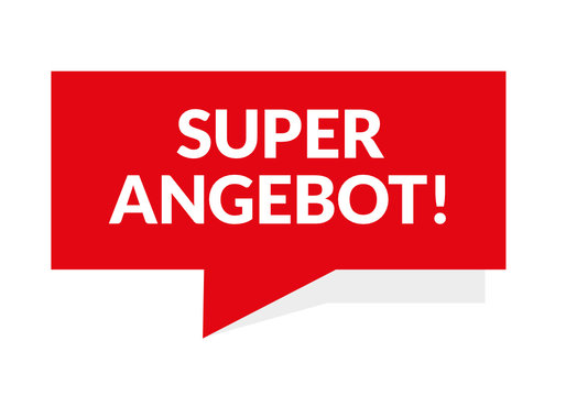 Super Angebot  St&ouml;rer Sprechblase