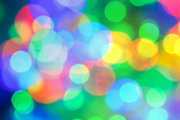 Fototapeta premium Abstract colorful bokeh background for Christmas xmas, Happy new year 2020, festive, event, happy birthday, celebration, congratulations design.