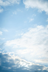 Fototapeta premium Blue sky and white clouds